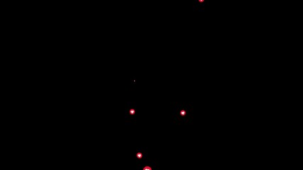 Live style social media red heart animation on a black screen Alpha channel, transparent background. 4K resolution. Love Emoji social media element, Live streaming style animated icon. - Powered by Adobe