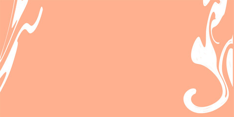 White wave pattern background with negative area for text