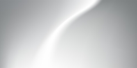 Abstract silver foil background with metal mirror texture. Chrome gradient surface with light simple