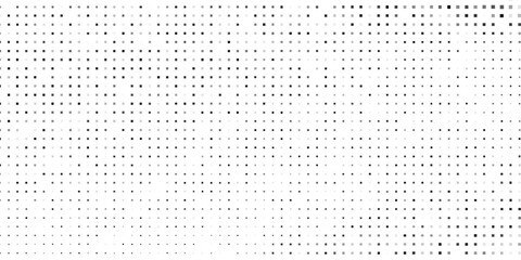Design grunge dotted halftone gradient texture. Vanishing polka dot background modern