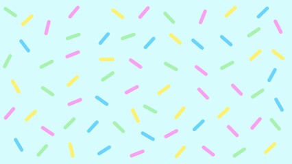 Colorful confetti pop background