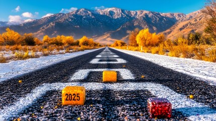 2025 road trip, autumn mountains, new year journey
