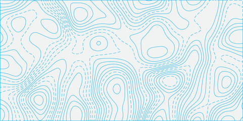 Create an abstract background using light blue topographic contour lines on a white canvas. The lines should vary in thickness and form fluid, organic shapes, mimicking elevation lines on a map.