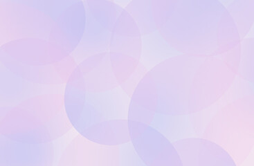 イラスト素材・紫系グラデーションの淡い丸の背景