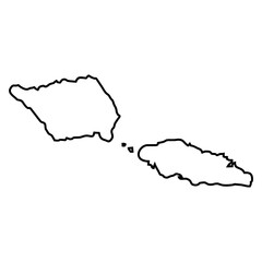 map of Samoa Line