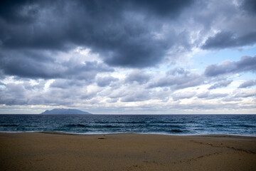 Sea turtle nesting ground in Nagata, northern Yakushima, Kagoshima Prefecture, Japan
