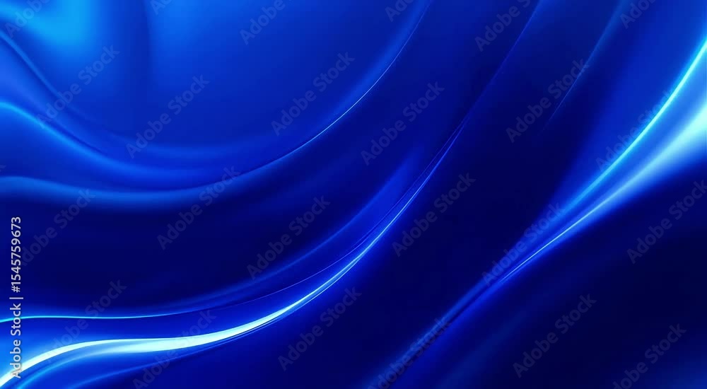 Aufkleber abstract blue swirls and lines background animation.
