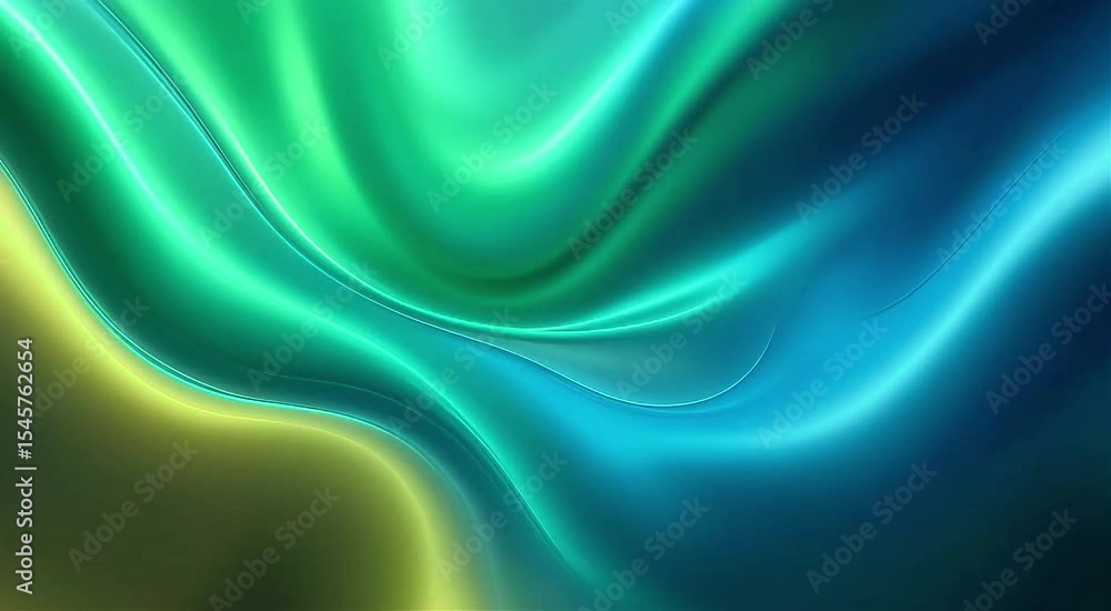 Aufkleber abstract video of flowing colors with smooth transitions and vibrant hues