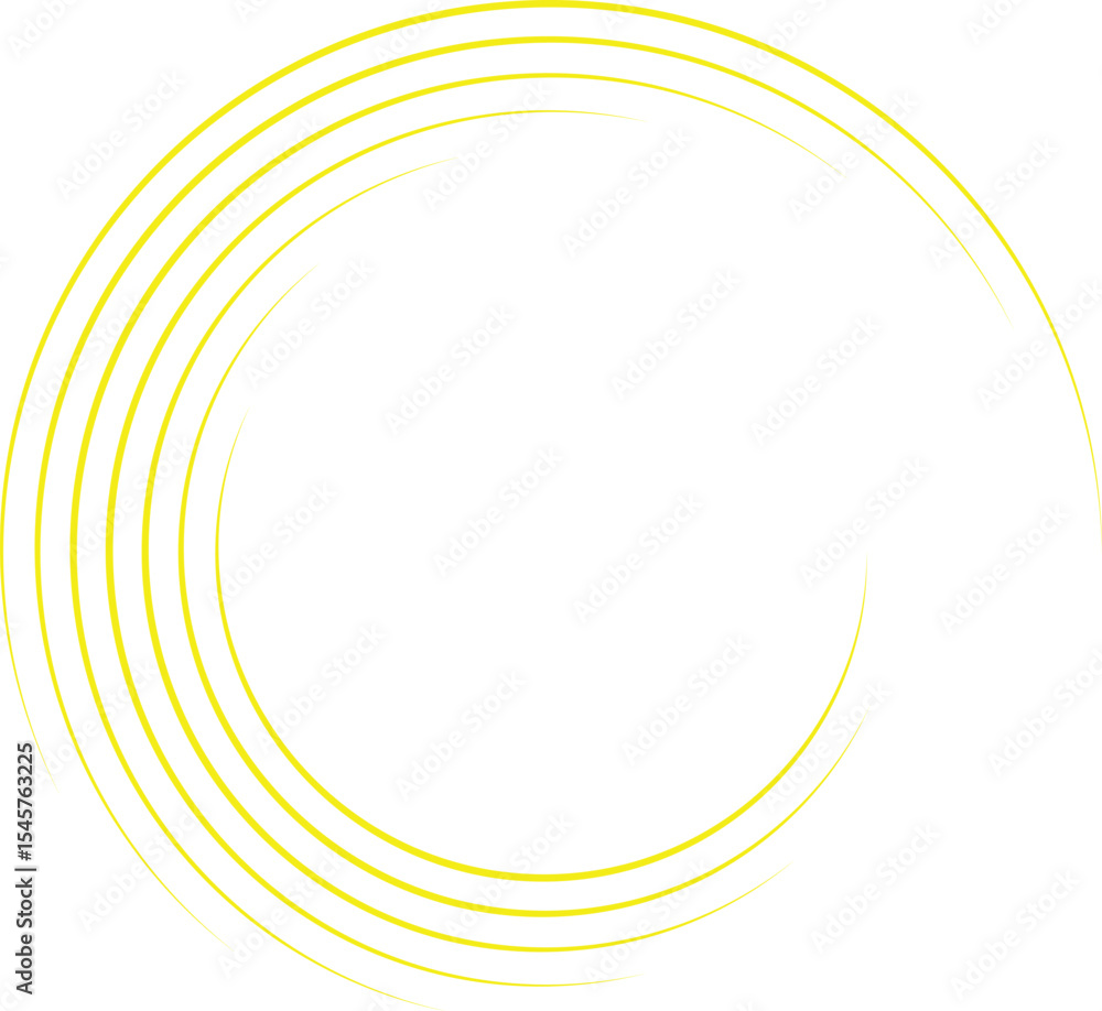 Aufkleber abstract sun and moon vector art with colorful swirling circles and light patterns