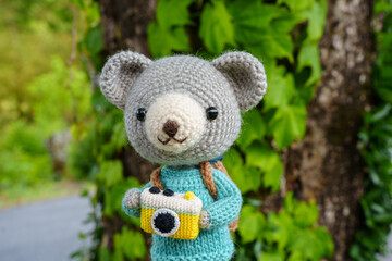 動物のあみぐるみ　信州旅行