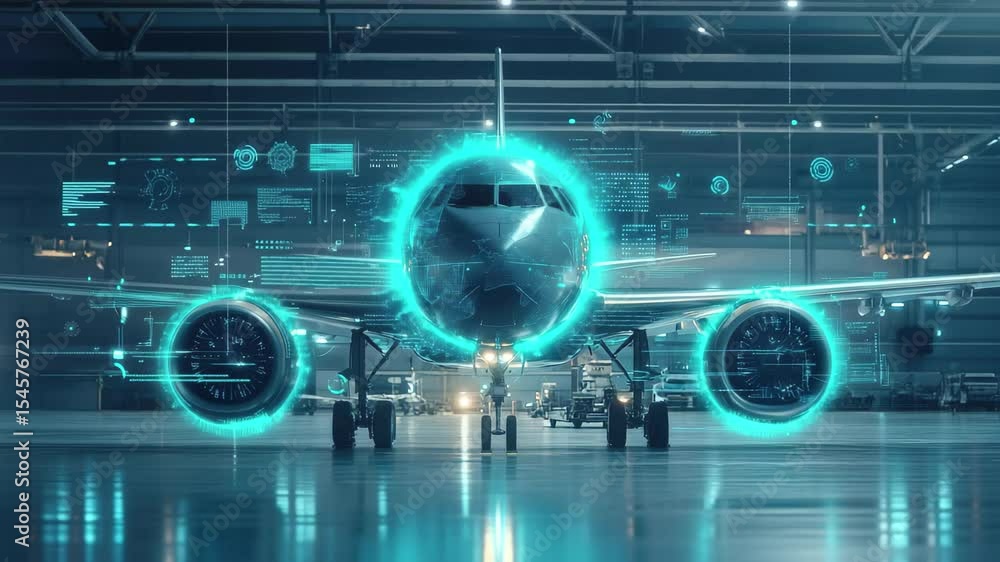 Poster predictive analytics in aircraft servicing enhances efficiency and maintenance through iot technolog
