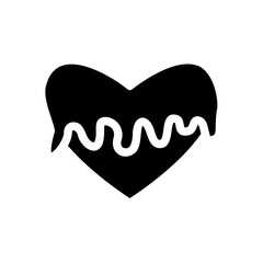 Chocolate Shape Heart icon