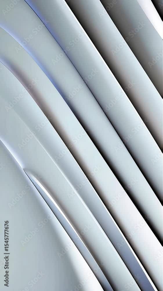 Poster abstract video of angled white surfaces with subtle light and shadow play