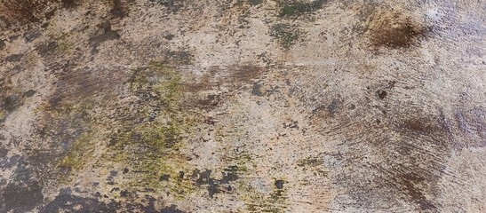 Heavily Stained and Textured Concrete Surface Background