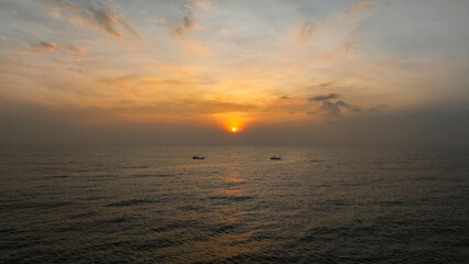 sunrise over the sea