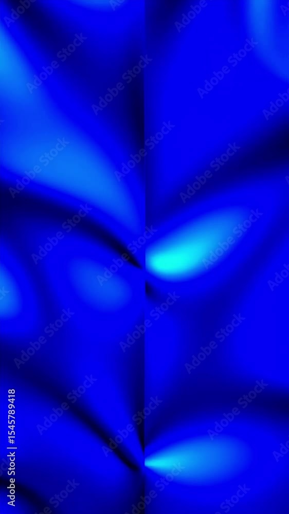 Poster abstract blue video with dynamic light and shadow play
