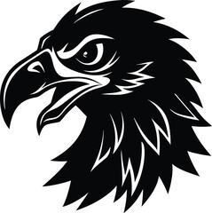 Furious Eagle Head Vector
