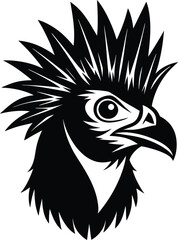 Hoopoe Bird Vector Head