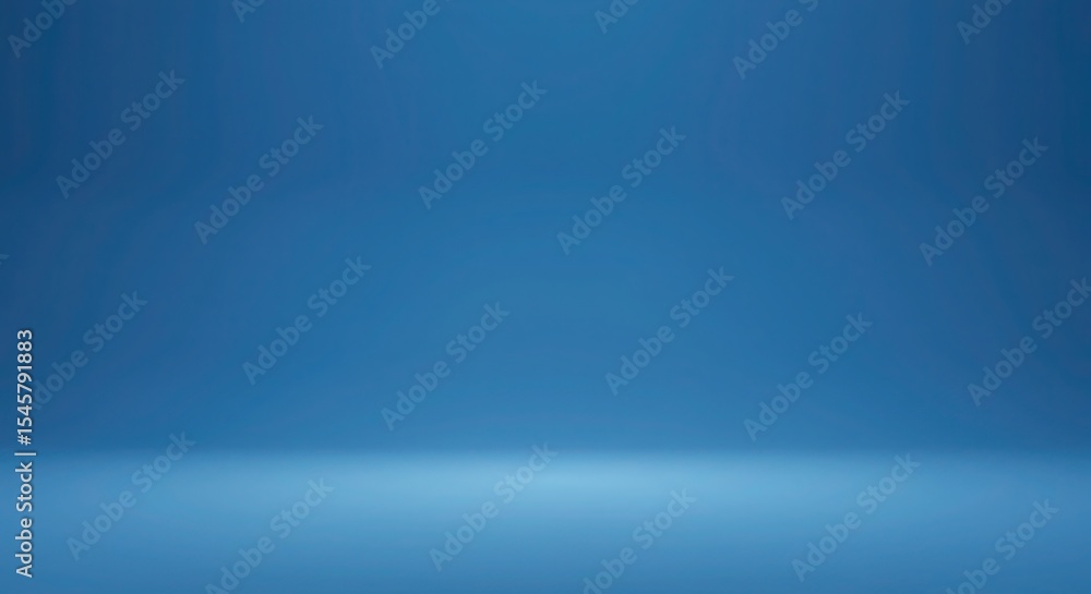 Poster abstract blue background with soft lighting for product presentation or design