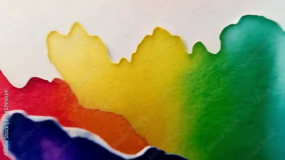 Poster a vibrant rainbow abstract art background features fluid colors blending together in a dynamic swirl