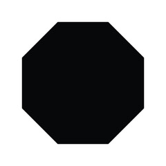 octagon geometric shapes icon