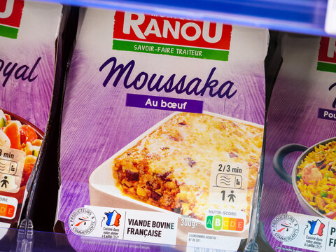 Monique Ranou product. Moussaka au bouf