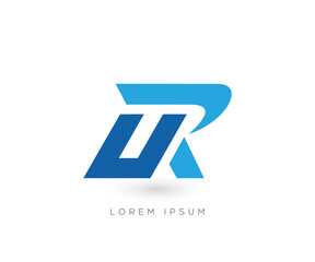 UR Initial  logo design template