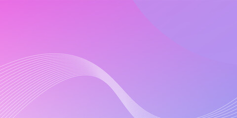 shiny blue and purple vector template with lines, ovals. Smooth shape illustration in gradient style