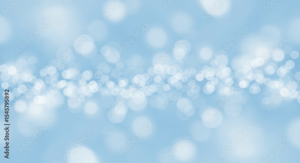 Poster blue bokeh light background soft glow abstract pattern for digital design