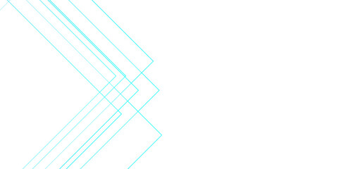 Abstract minimalistic background with overlapping cyan lines forming geometric diamond and square shapes. Light, modern, and clean, with a futuristic aesthetic. Ideal for tech-themed graphics, UI desi