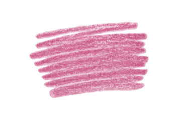 Fototapeta premium Pastel pink scribble creating textured, vibrant graphic design element with artistic energy, floating on transparent background