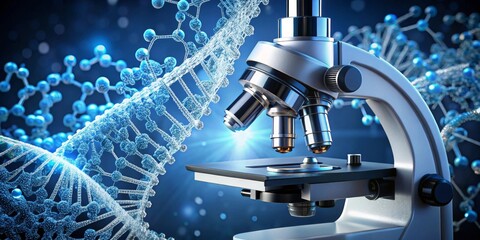 Exploring the intricate world of molecular structures with advanced optical microscopy, revealing the secrets of life's building blocks.