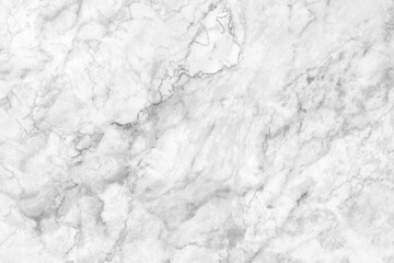 White marble texture with natural pattern for background or design artwork.