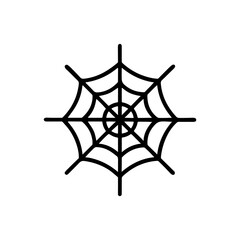 Spider Web Vector Icon Illustration
