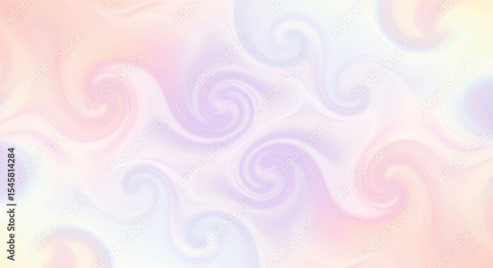 Poster pastel swirl pattern with soft colors abstract design for backgrounds and artistic projects