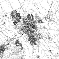 Fototapeta premium 3D illustration of city and urban in Zwolle Netherlands