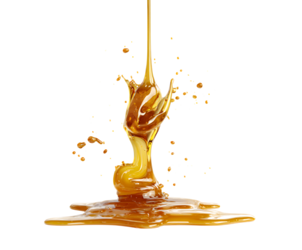 Sweet Honey Drip Splash with Lush Appeal - Powered by Adobe