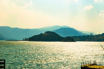 lake in the mountains