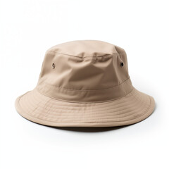 Beige bucket hat, classic hat 
