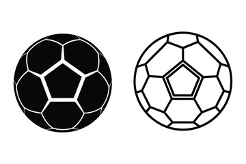Fototapeta premium soccer ball icon