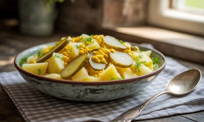 Kartoffelsalat Traditional Cuisine from Germany
