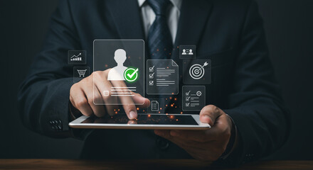 Quality Assurance concept with checklist and certification icon, symbolizing verified standards, compliance, and trust for business, 