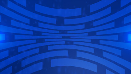 3D rotating stripes simple and elegant background, Royal blue 3d background