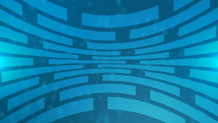3D rotating stripes simple and elegant background, Cyan 3d background