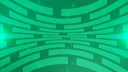 3D rotating stripes simple and elegant background, Turquoise 3d background