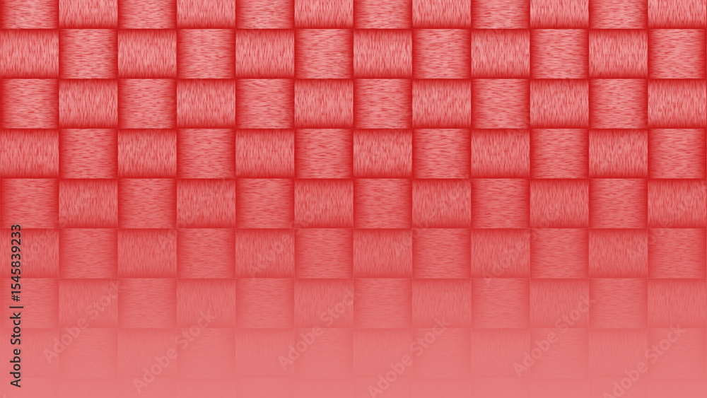 Poster simple and classy square thread pattern grid looped background, red gradient background