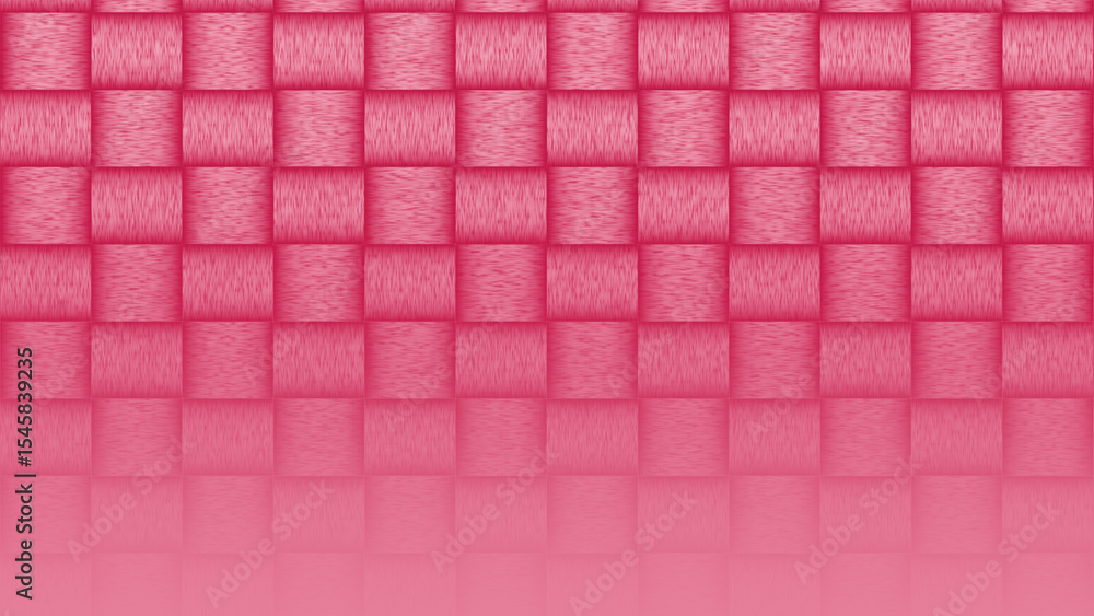 Poster simple and classy square thread pattern grid looped background, magenta red gradient background