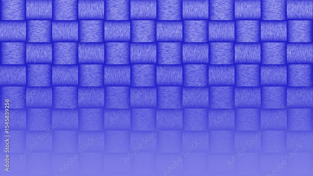 Poster simple and classy square thread pattern grid looped background, blue gradient background
