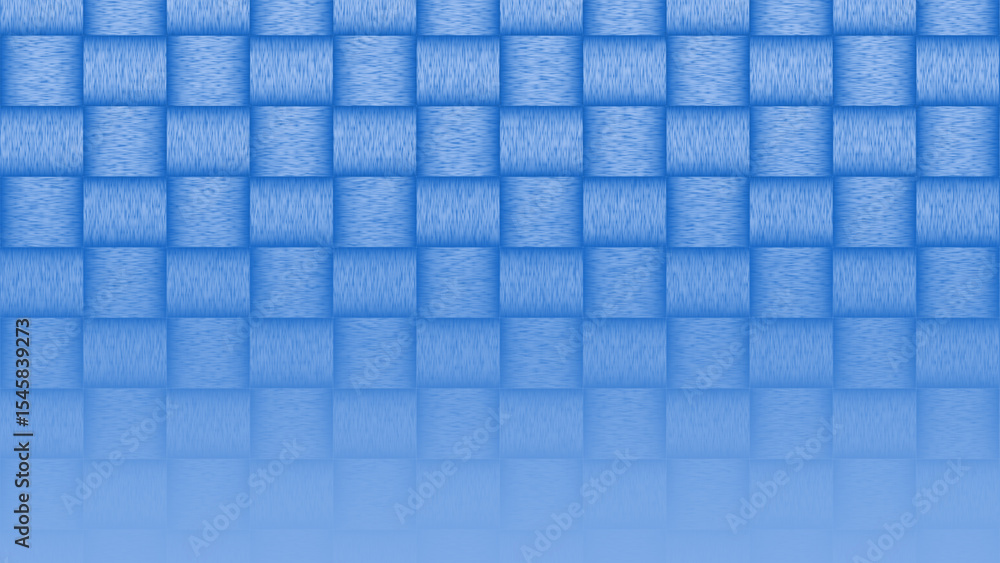 Aufkleber simple and classy square thread pattern grid looped background, royal blue gradient background
