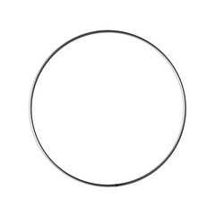 Elegant black circle frame.